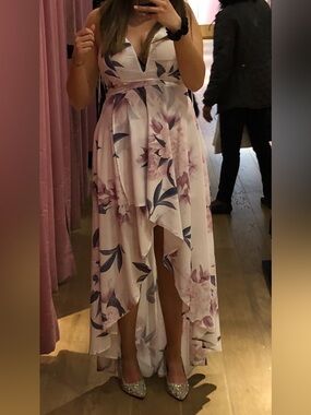 Honey - Floral High-Low Dress